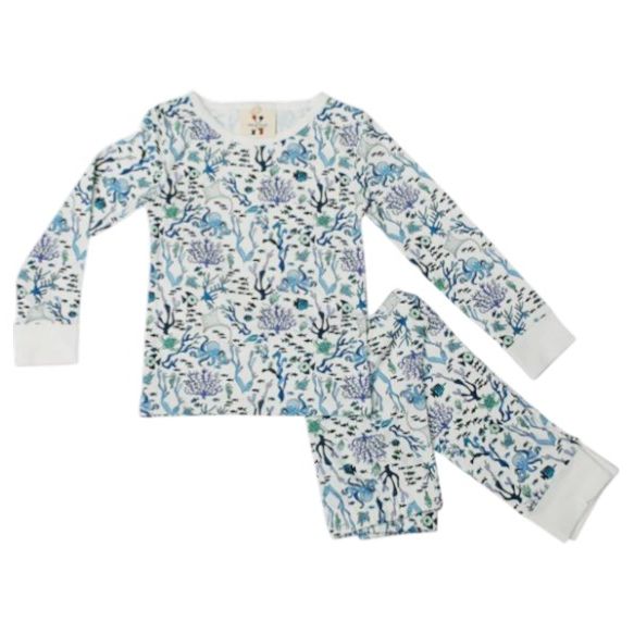 Two Piece Pajamas - Coral Reef