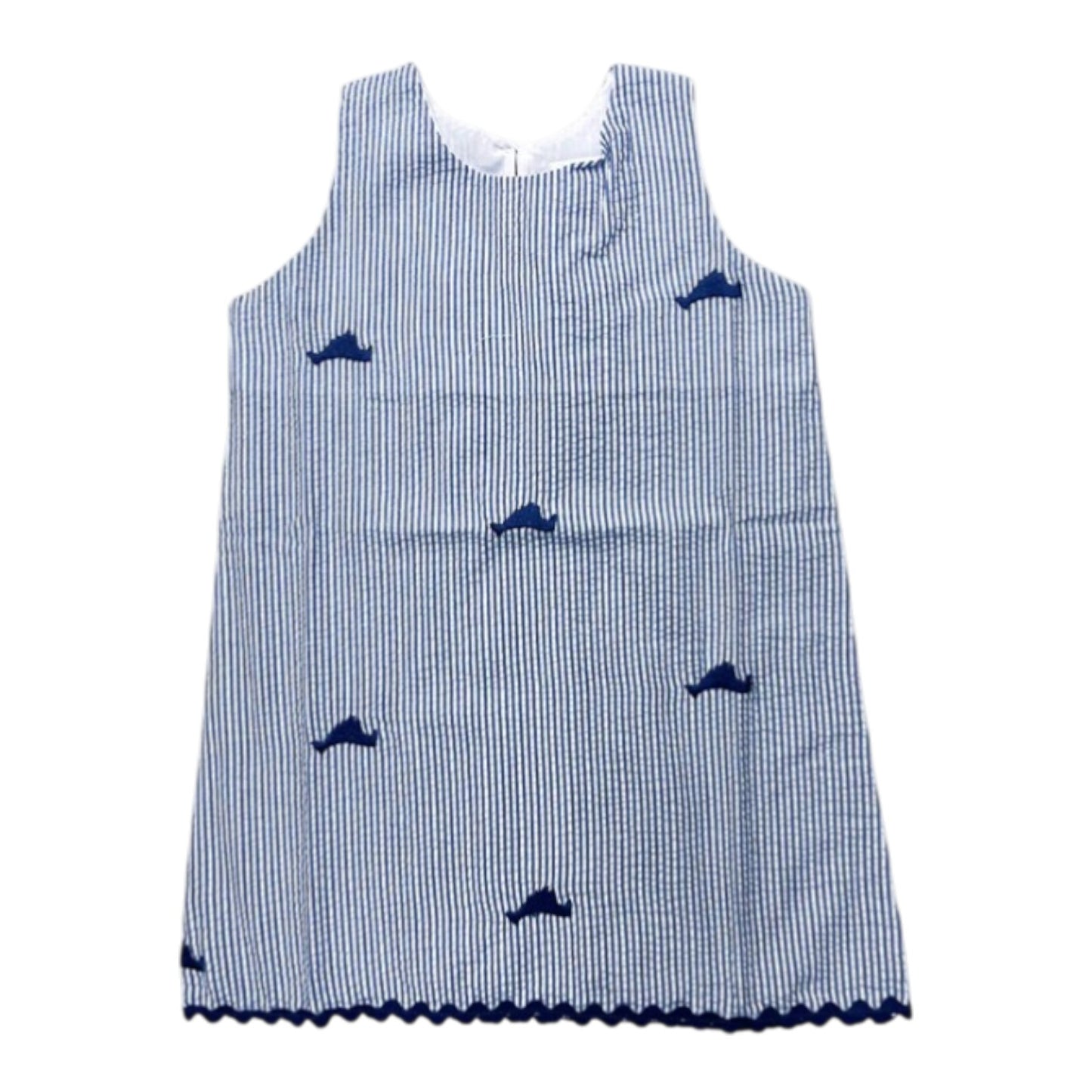 Navy Martha's Vineyard SS Dress