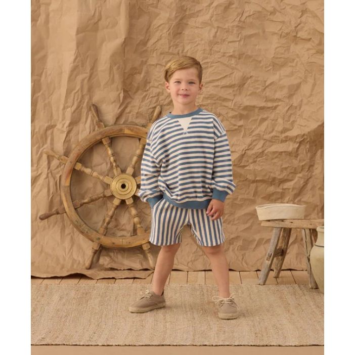 Relaxed Short Marine Stripe