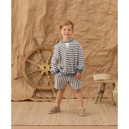 Relaxed Short Marine Stripe