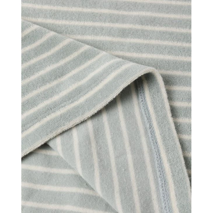 Terry Relaxed Tee Seafoam Stripe