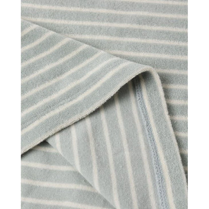 Terry Relaxed Tee Seafoam Stripe