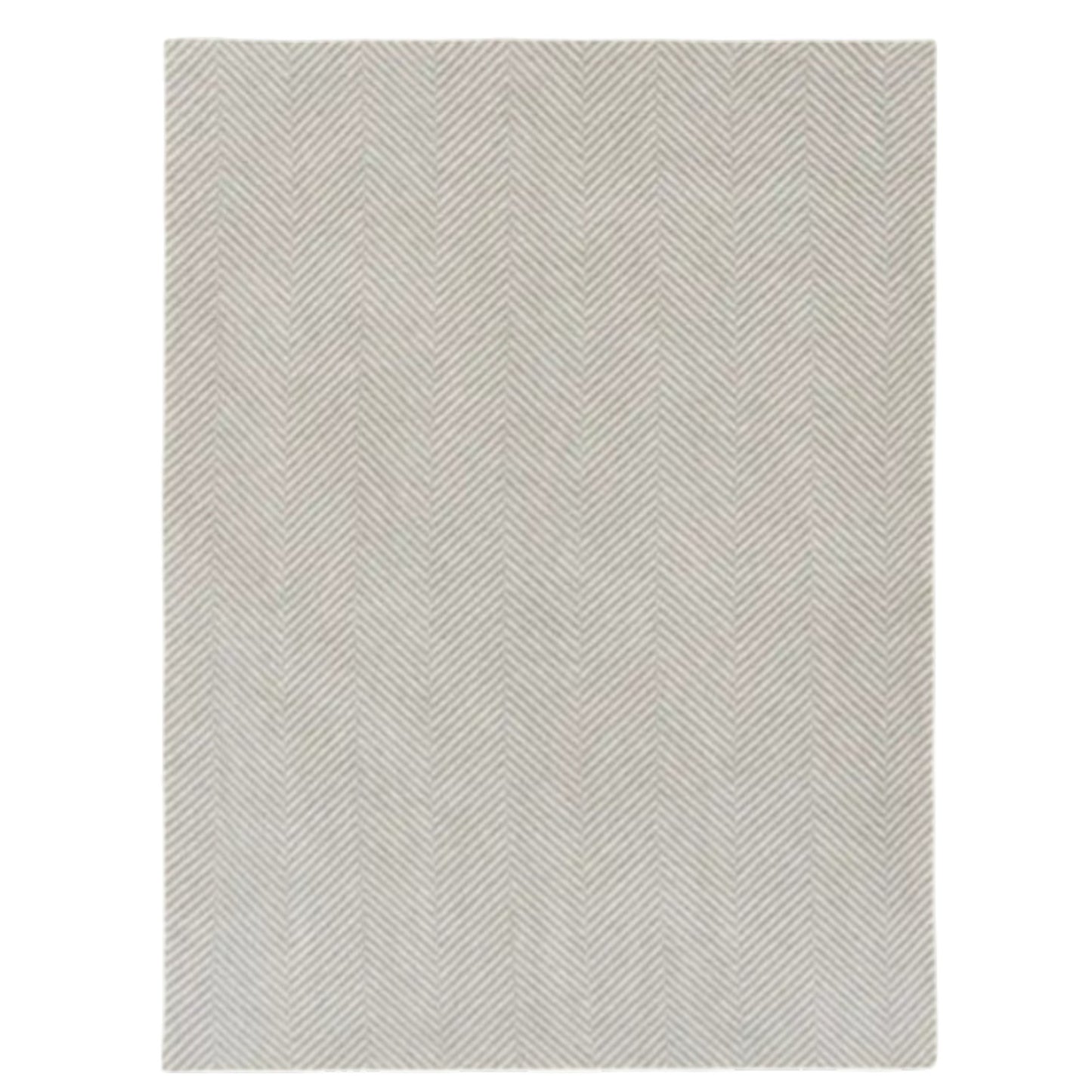 Harborview Herringbone Light Grey Blanket