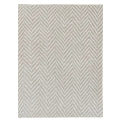 Harborview Herringbone Light Grey Blanket