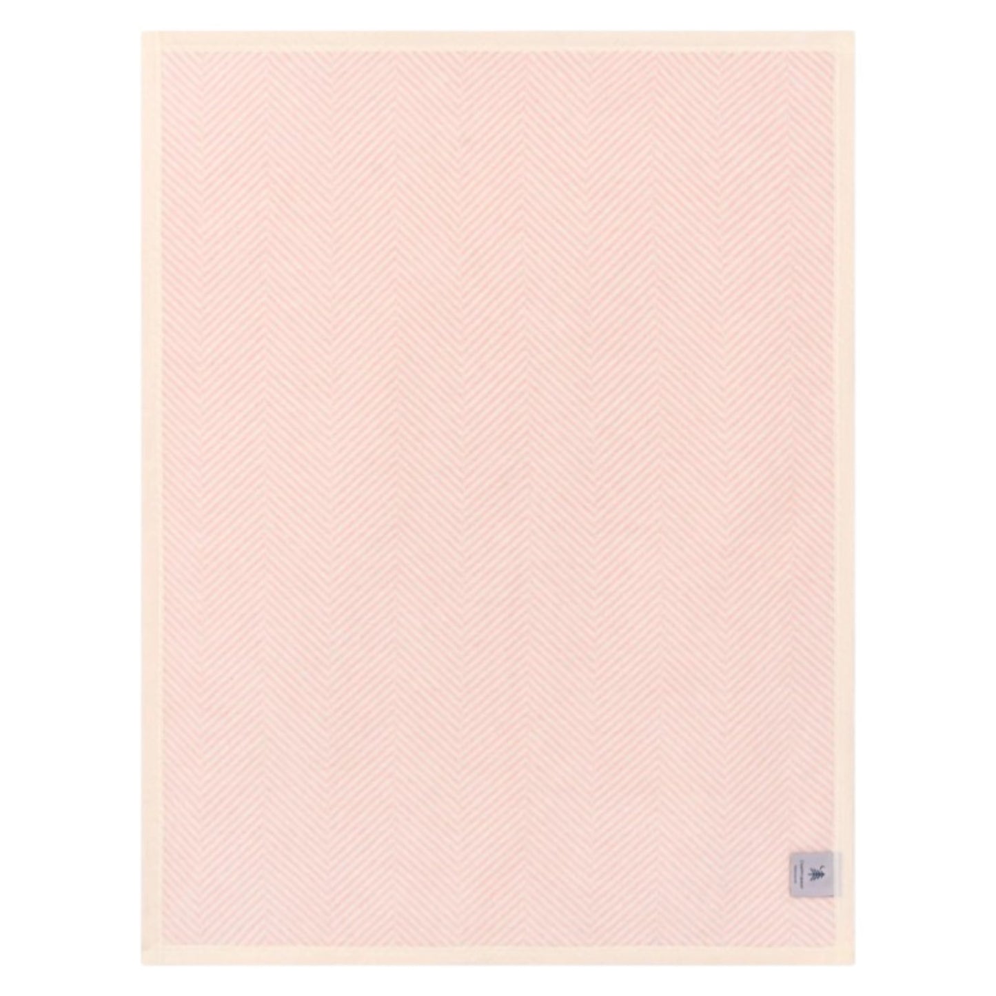 Harborview Herringbone Ballet Pink Mini Blanket