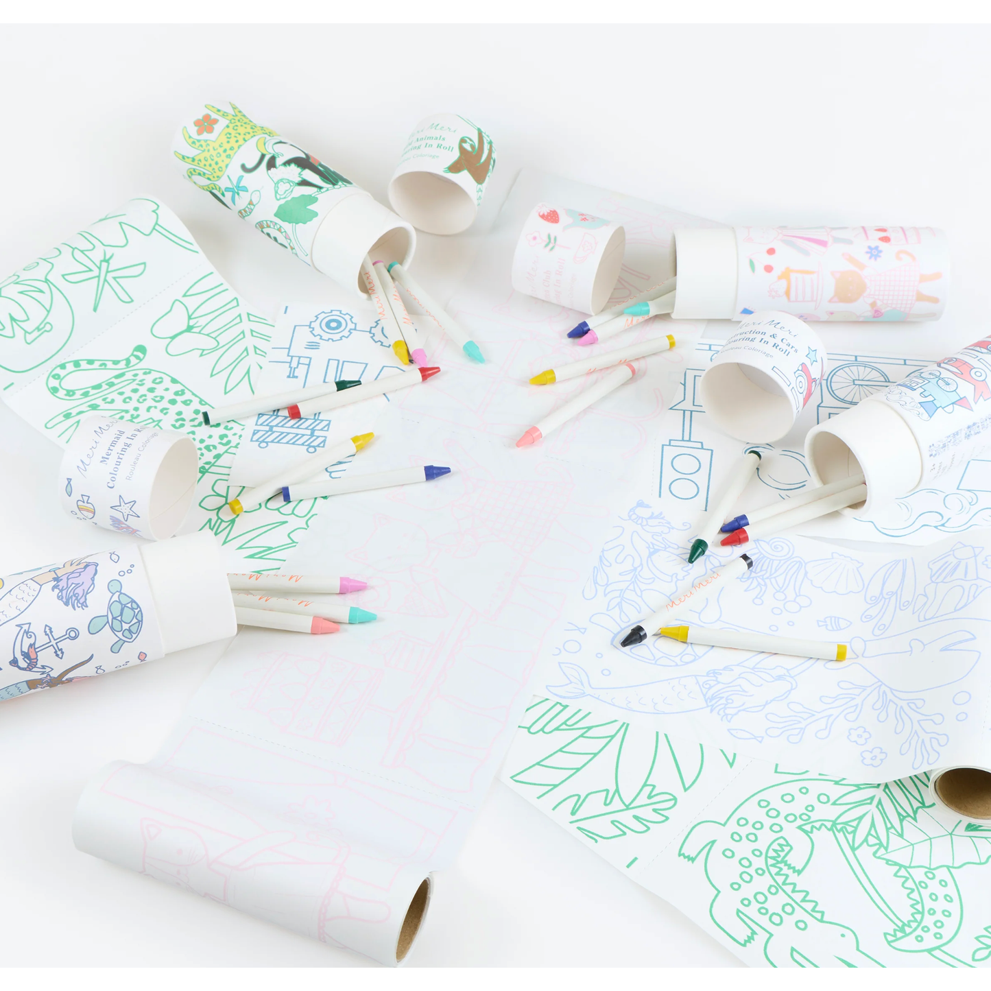 Mermaid Coloring Roll