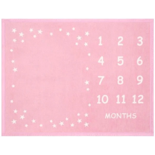 Blush Milestone Mini Blanket