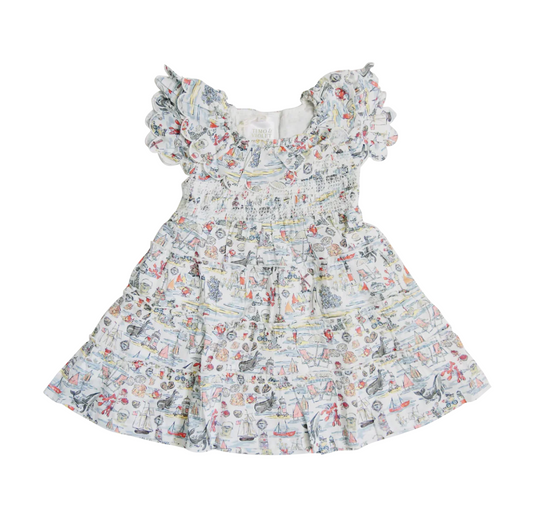 Nantucket Print Mimi Dress - Voyager's Lens
