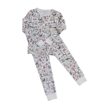 Nantucket Two Piece Pajama - Voyager's Lens