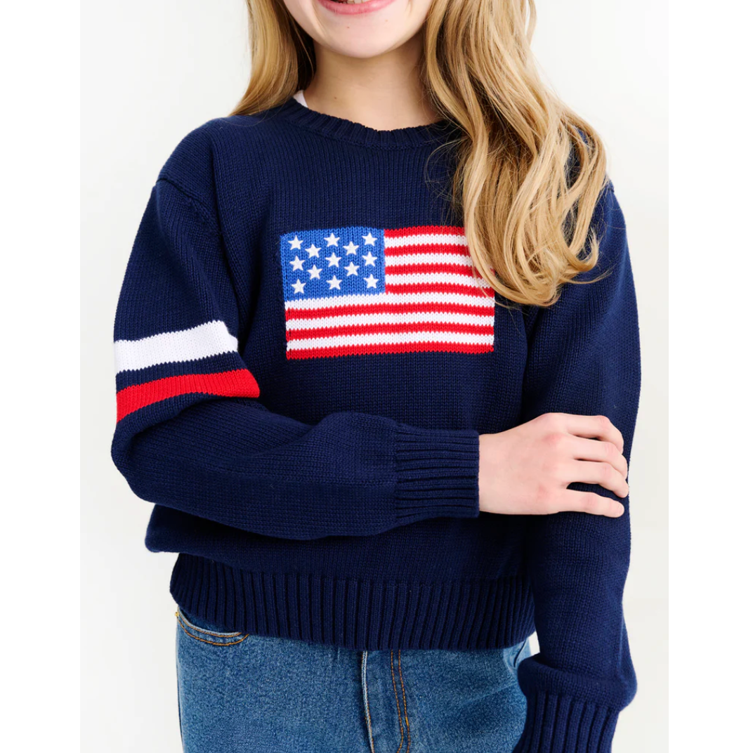 Flag Seaton Sweater - Intarsia