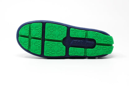 Navy/Green Floafers