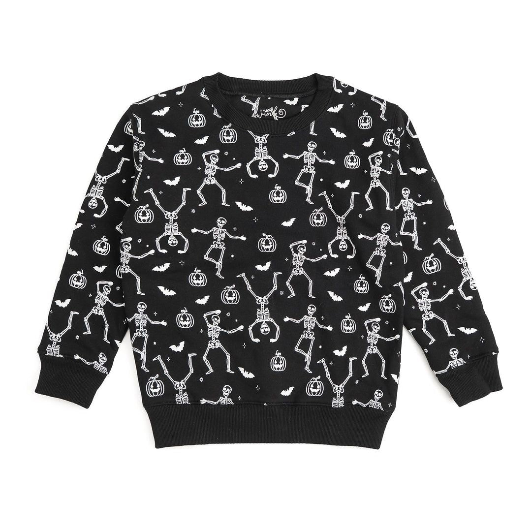 Glow in the Dark Silly Skelly Halloween Sweatshirt