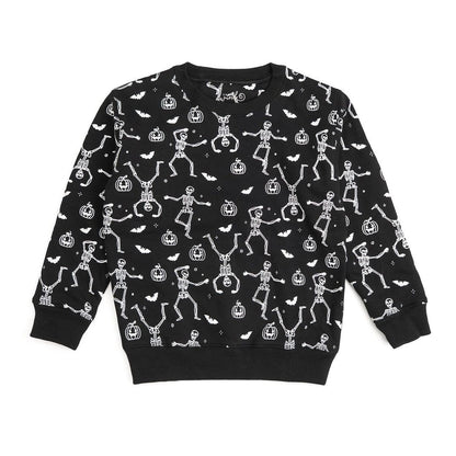 Glow in the Dark Silly Skelly Halloween Sweatshirt