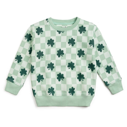 Shamrock St. Patrick's Sweatshirt Sage