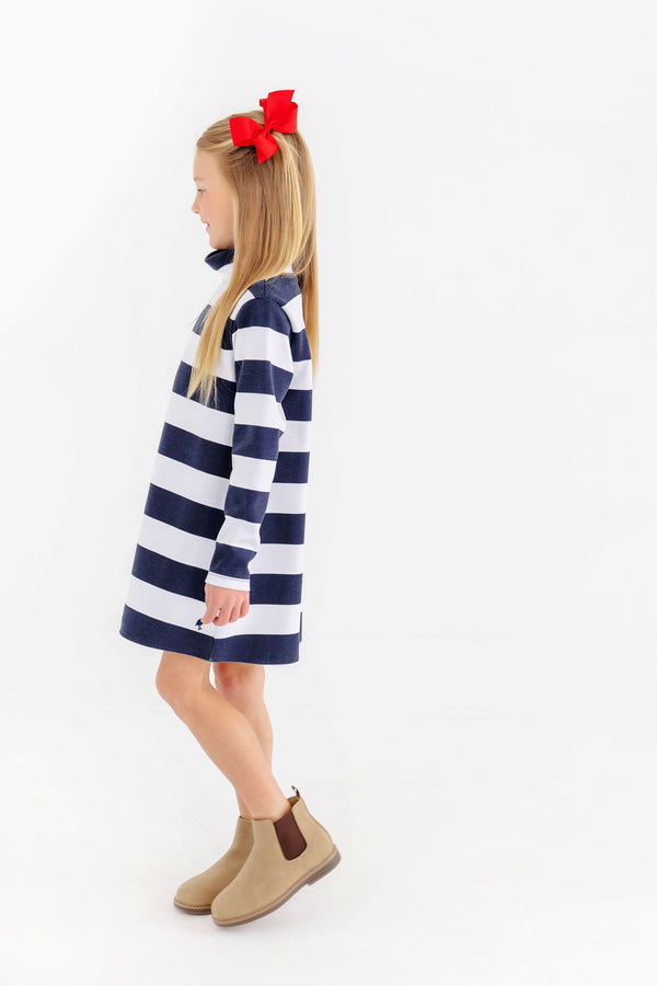 Prepletic™ Finley Funnel Dress Navy
