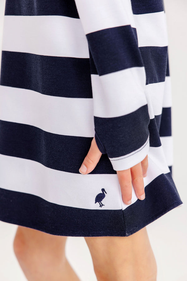 Prepletic™ Finley Funnel Dress Navy