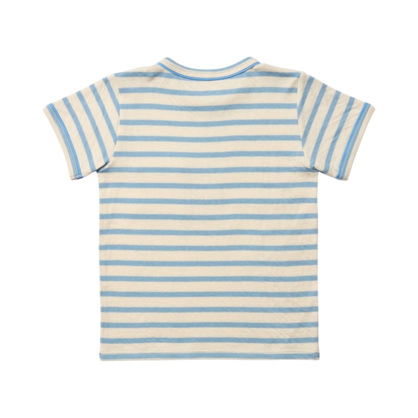 Willie T-Shirt, Dusty Blue  Stripe