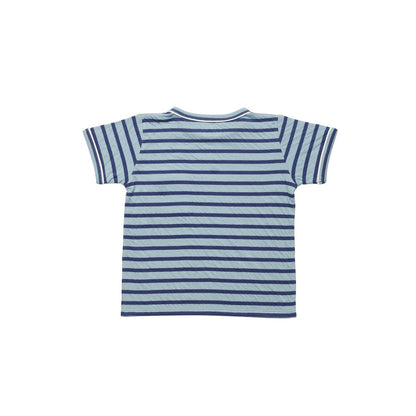 Willie Baby T-Shirt, Sky Sport Stripe