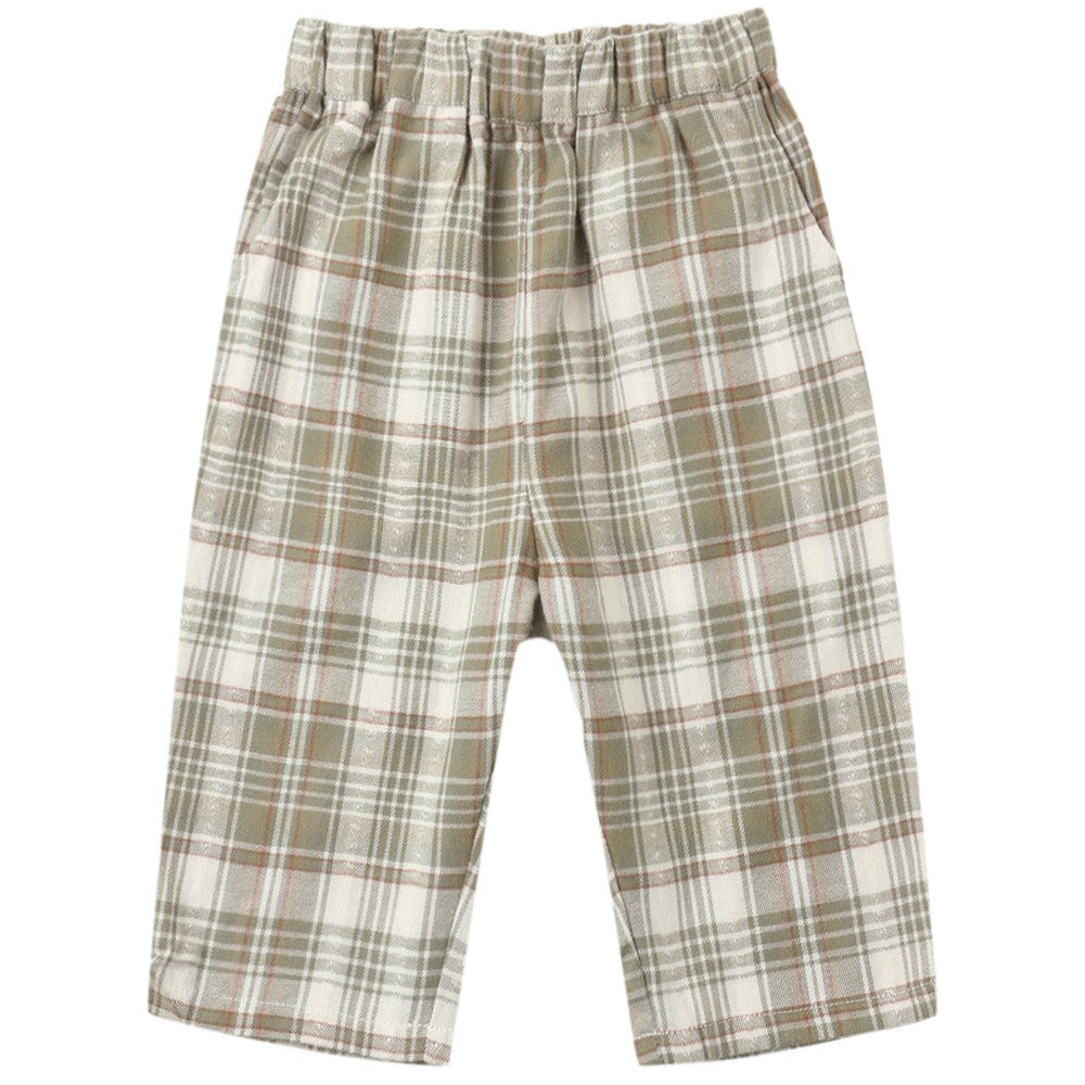 Palmer Pant Olive Dobby Plaid|12224