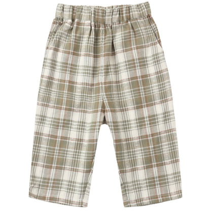 Palmer Pant Olive Dobby Plaid|12224