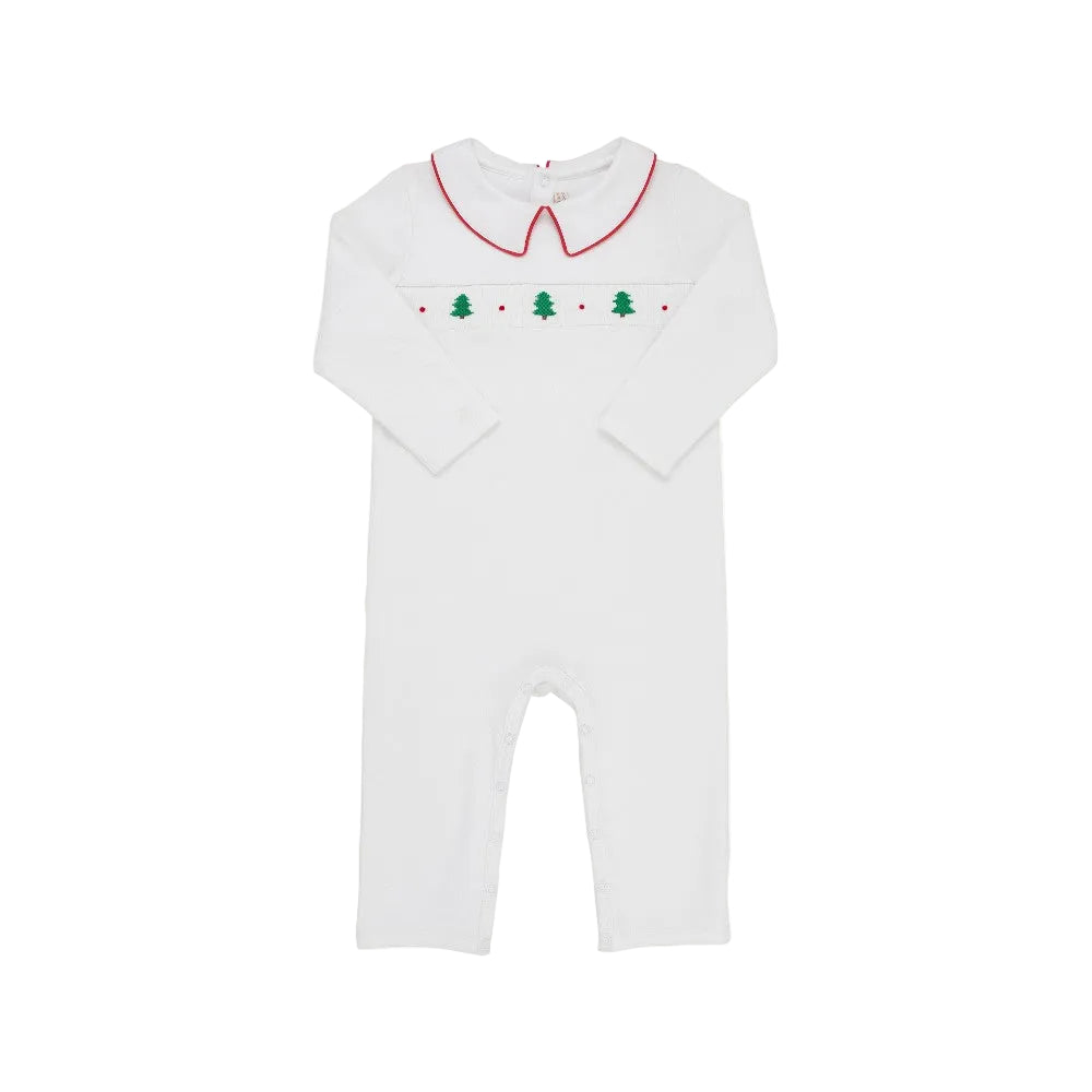 Samuel Smocked Romper- Heavy Weight|13155