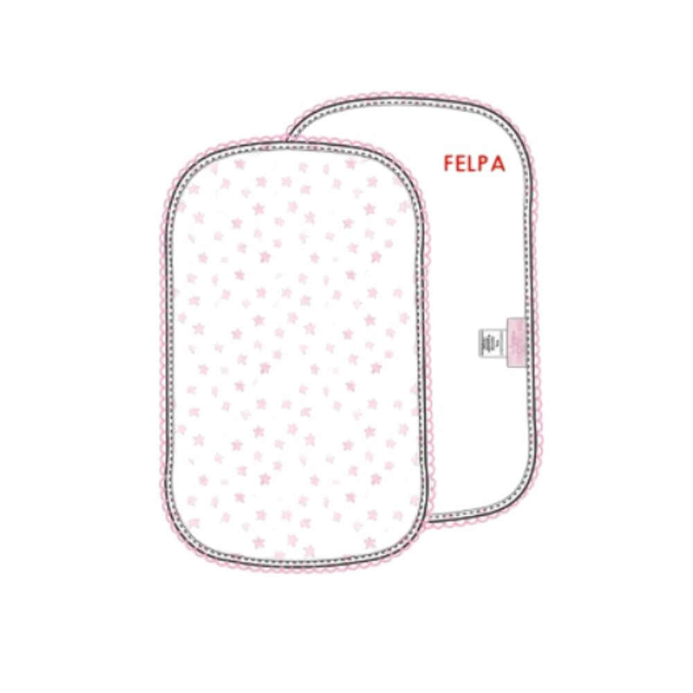 Little Stars Burp Cloth (Bubblegum)|13191