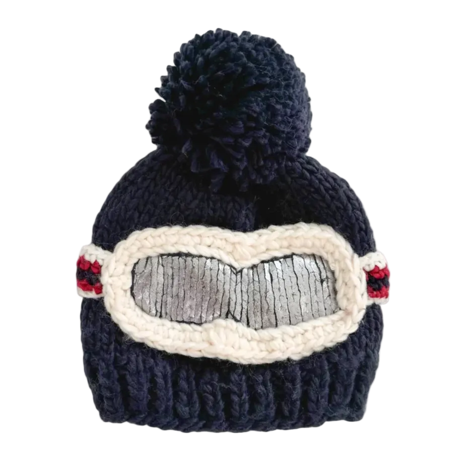 Navy Ski Goggle Hat|6196