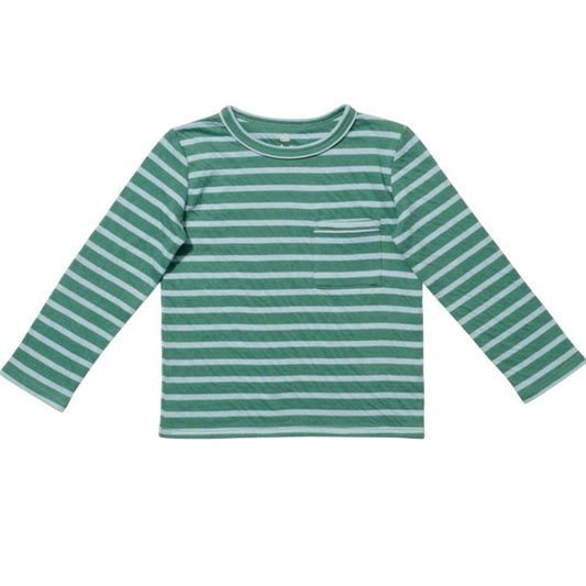 Edward T-Shirt, Forest Stripe|9306