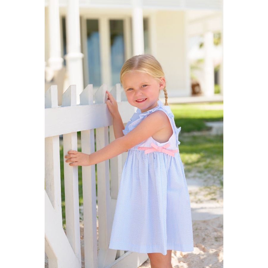 Pammy's Pinafore Dress-Seersucker|11137