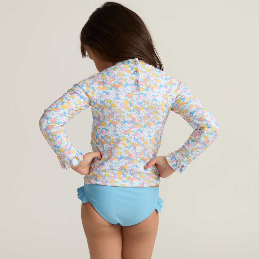 Girls jasmine blossom rashguard set|11504