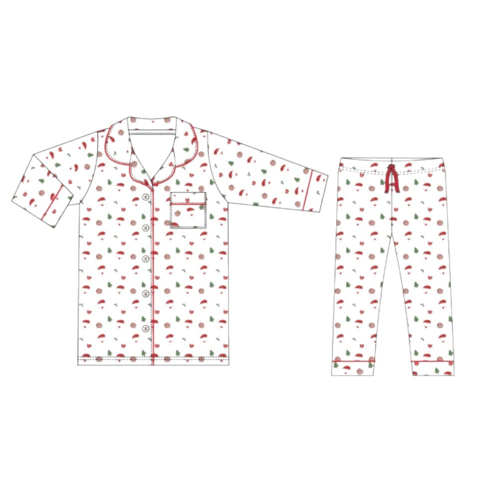 Cookies with Santa Women's Pajama Set|13216