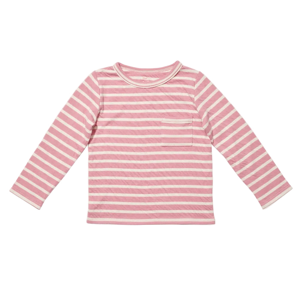 Edward T-Shirt, Rose Stripe|12657
