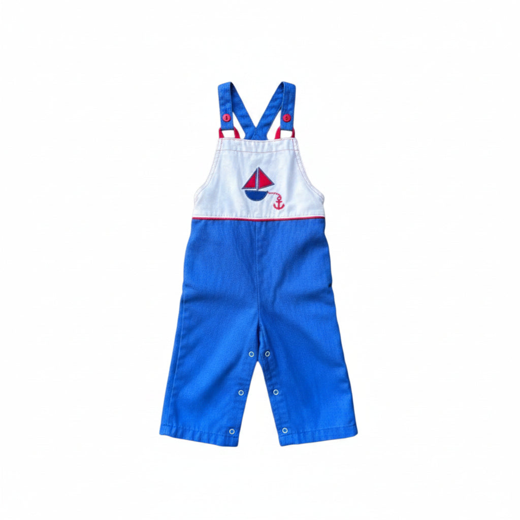 Vintage Sailboat and Anchor Jumpsuit