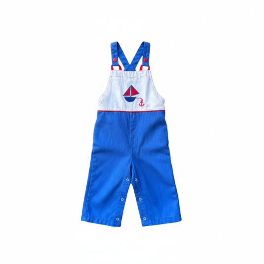 Vintage Sailboat and Anchor Jumpsuit