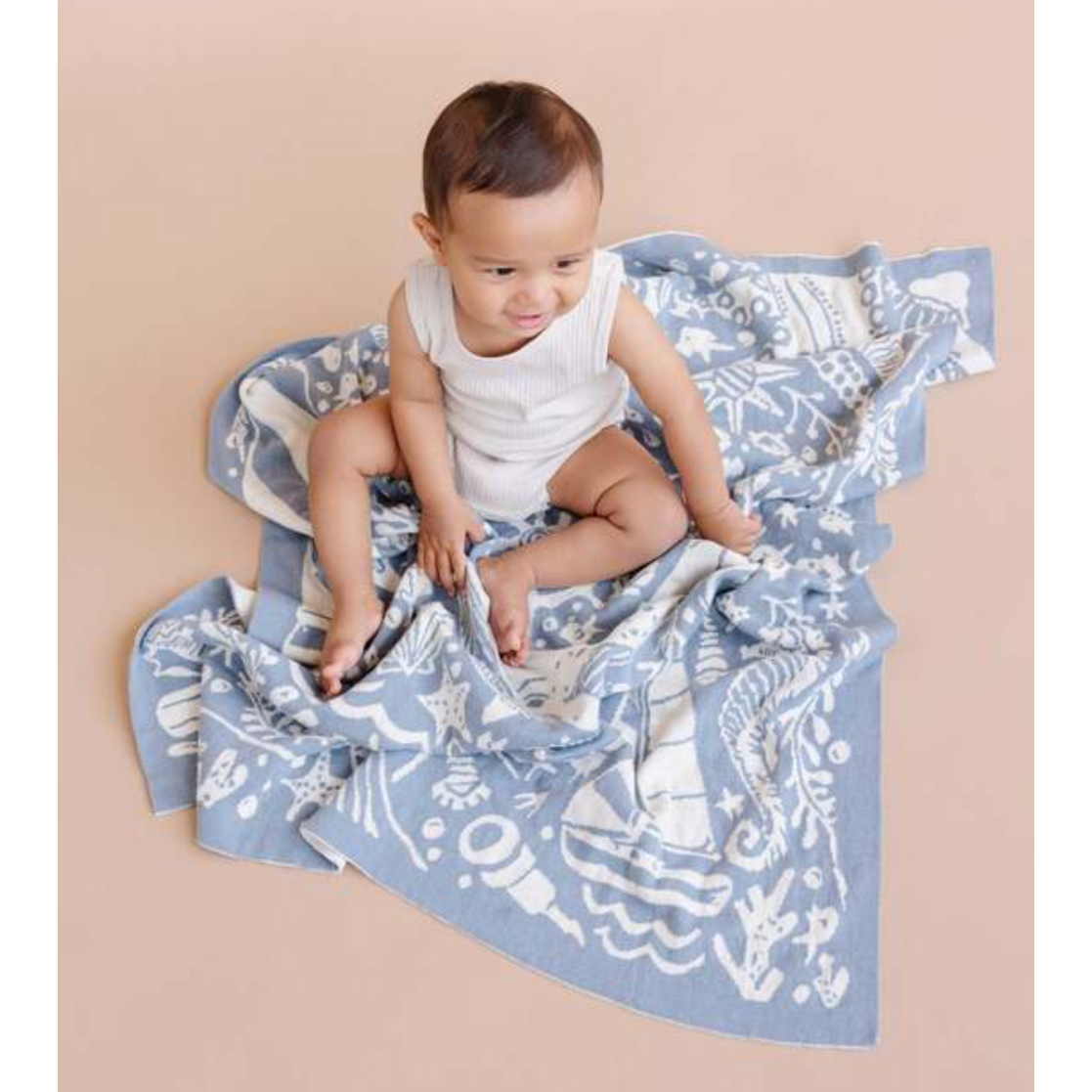 Organic Cotton Blanket Nautical|10182
