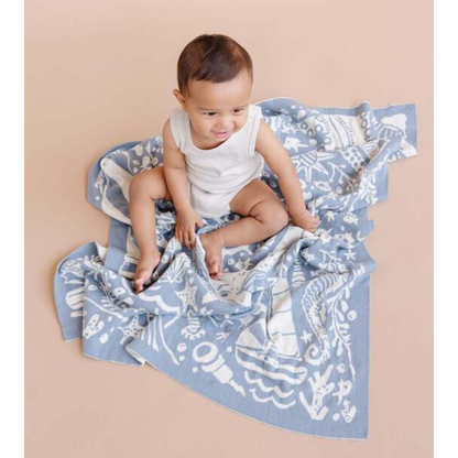 Organic Cotton Blanket Nautical|10182