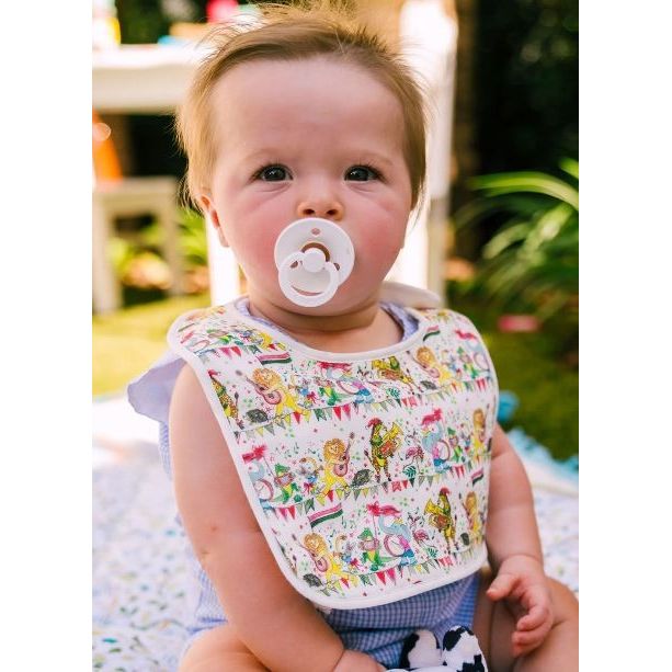 Musical Jubilee Bib in White|6930