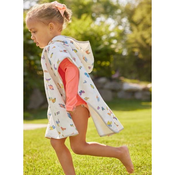Madame Butterfly Swim Poncho|7029