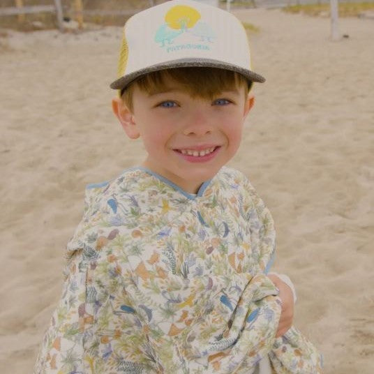 Foxy Forest Swim Poncho|7034