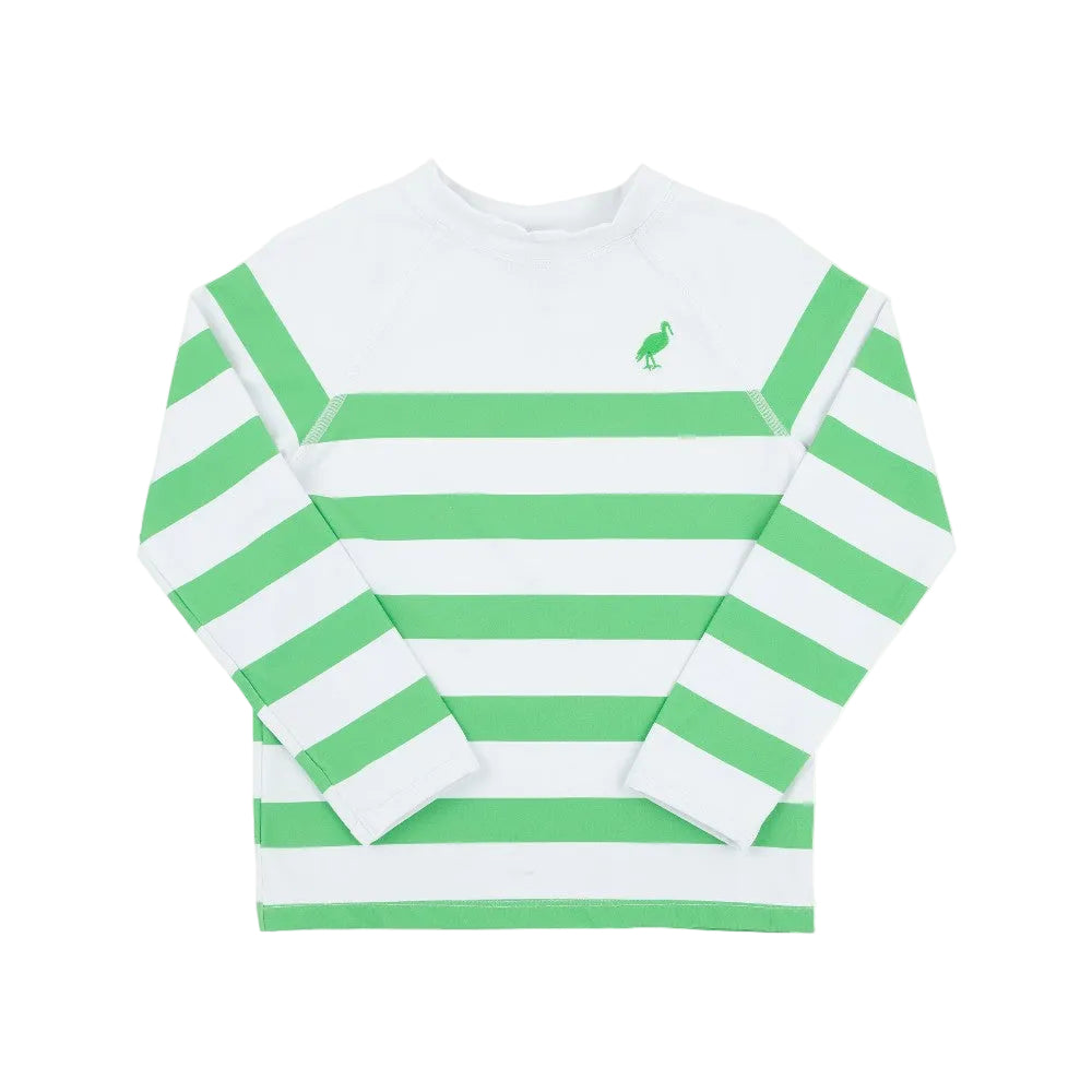 Walker`s Wave Swim Shirt UPF - Grafton Green Stripe/Grafton Green|11725
