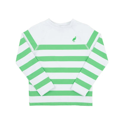 Walker`s Wave Swim Shirt UPF - Grafton Green Stripe/Grafton Green|11725