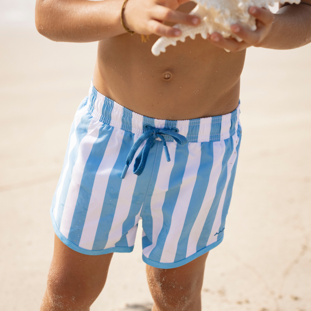 Boys bay stripe boardie|11486