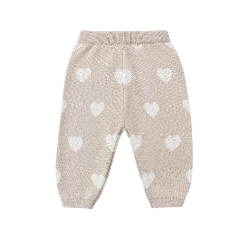 Heart KNit Pants Oat|10743