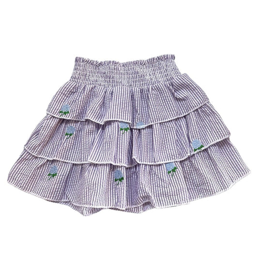 Lilac Ruffle Hydrangea Skirt|10171