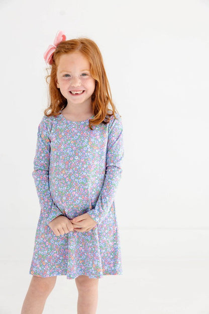 Long Sleeve Polly Play Dress- Mountain Brook Mini|12698