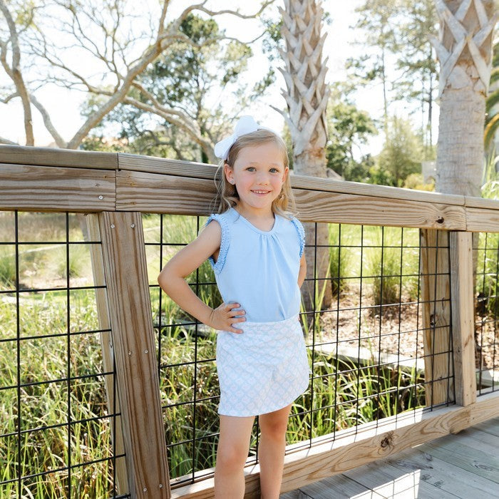 Girls Summer Tee- Bayberry|11541