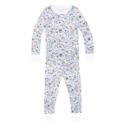 Nantucket Two Piece Kids Pajamas - Madaket Multi|7356