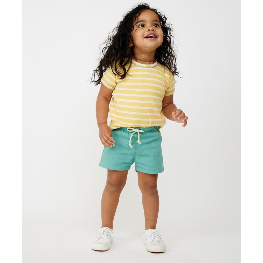 Willie Baby T-Shirt, Yellow Sport Stripe|6875