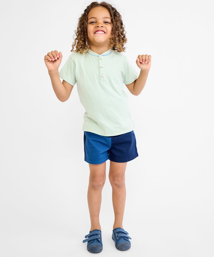 Bingo Short, Cool Color Block|6803