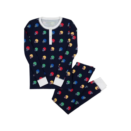 Payton Pajama Set Hut! with Worth Avenue White|12324